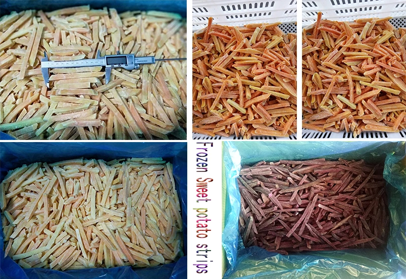 Processing Type Steamed Freezing Process IQF Sweet Potato Frozen